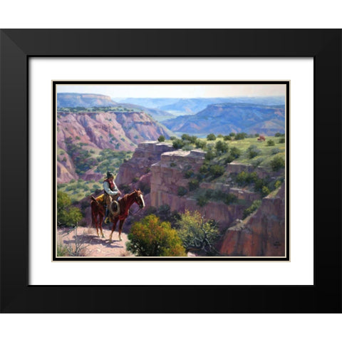 Hard to Get To Black Modern Wood Framed Art Print with Double Matting by Sorenson, Jack