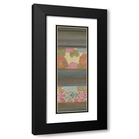 Pretty in Pink III Black Modern Wood Framed Art Print with Double Matting by Green-Aldridge, W.