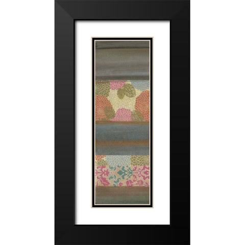 Pretty in Pink III Black Modern Wood Framed Art Print with Double Matting by Green-Aldridge, W.