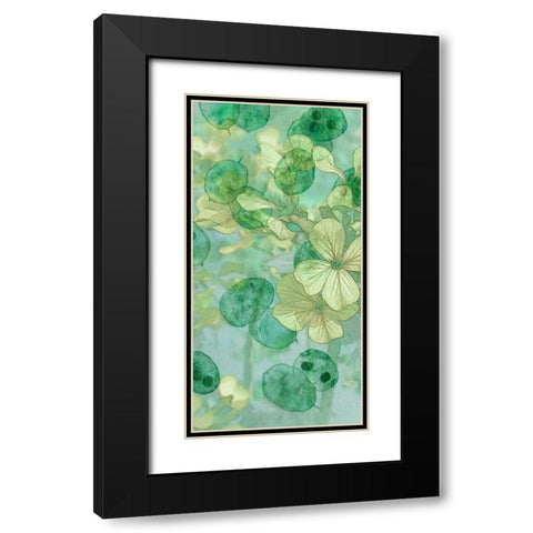 Mint Progeny I Black Modern Wood Framed Art Print with Double Matting by Chandler, Sharon