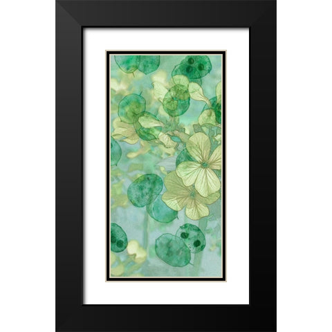 Mint Progeny I Black Modern Wood Framed Art Print with Double Matting by Chandler, Sharon