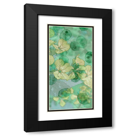 Mint Progeny II Black Modern Wood Framed Art Print with Double Matting by Chandler, Sharon