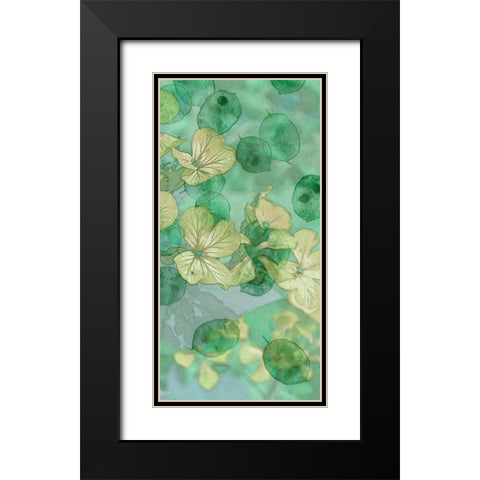 Mint Progeny II Black Modern Wood Framed Art Print with Double Matting by Chandler, Sharon