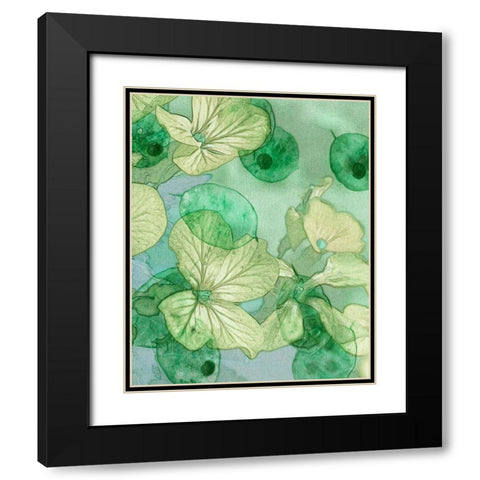 Mint Progeny III Black Modern Wood Framed Art Print with Double Matting by Chandler, Sharon