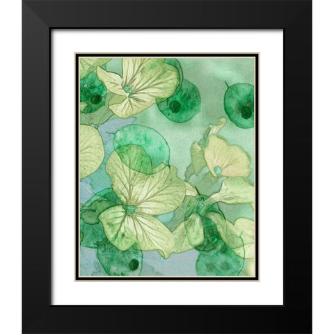 Mint Progeny III Black Modern Wood Framed Art Print with Double Matting by Chandler, Sharon