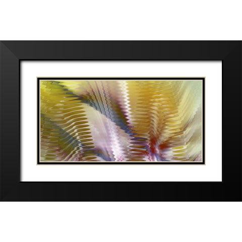 Symphonic I Black Modern Wood Framed Art Print with Double Matting by Burghardt, James