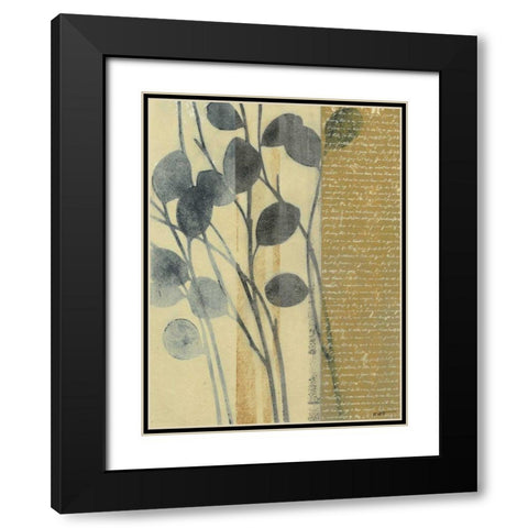 Whisper II Black Modern Wood Framed Art Print with Double Matting by Wyatt Jr., Norman