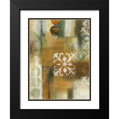 Modern Note I Black Modern Wood Framed Art Print with Double Matting by Green-Aldridge, Willie