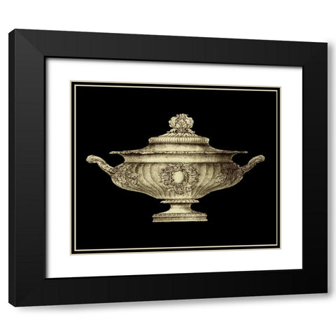 Garden Antiquities II Black Modern Wood Framed Art Print with Double Matting by Vision Studio