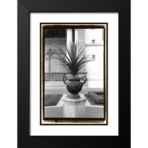 Royal Urn I Black Modern Wood Framed Art Print with Double Matting by DeNardo, Laura