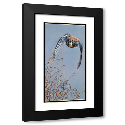 Prairie Lighting Black Modern Wood Framed Art Print with Double Matting by Mock, Carolyn