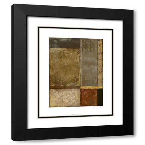 Gilded Age II Black Modern Wood Framed Art Print with Double Matting by Meagher, Megan