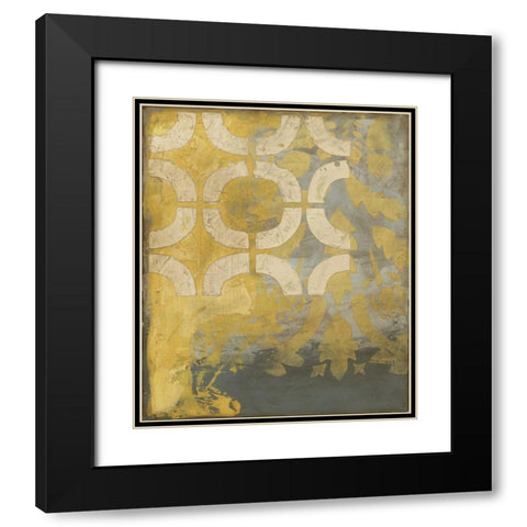 Honeysuckle I Black Modern Wood Framed Art Print with Double Matting by Meagher, Megan