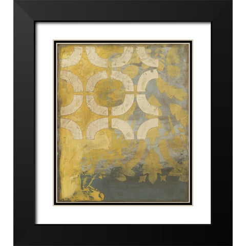 Honeysuckle I Black Modern Wood Framed Art Print with Double Matting by Meagher, Megan