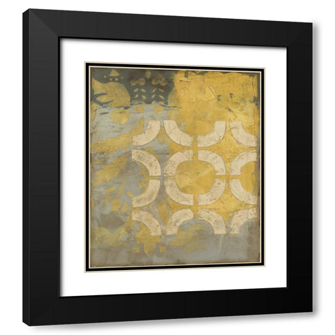 Honeysuckle II Black Modern Wood Framed Art Print with Double Matting by Meagher, Megan
