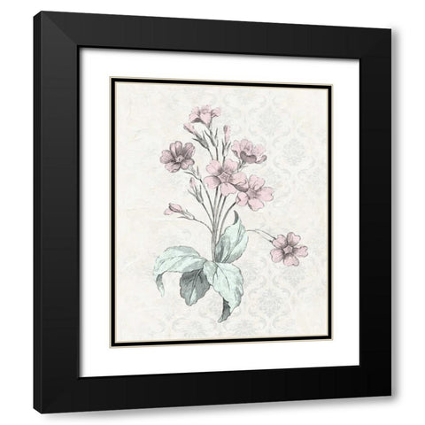 Victorian Blooms IV Black Modern Wood Framed Art Print with Double Matting by Vision Studio