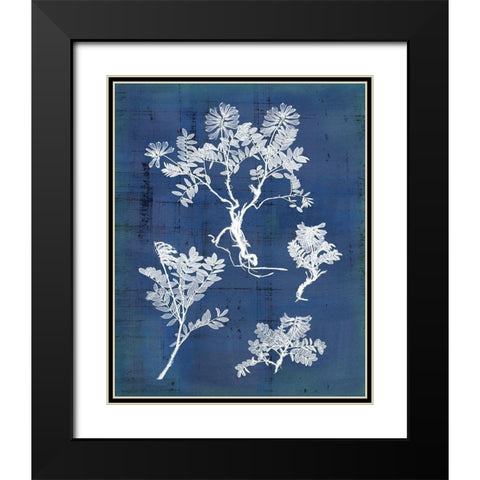 Natures Imprint II Black Modern Wood Framed Art Print with Double Matting by Vision Studio