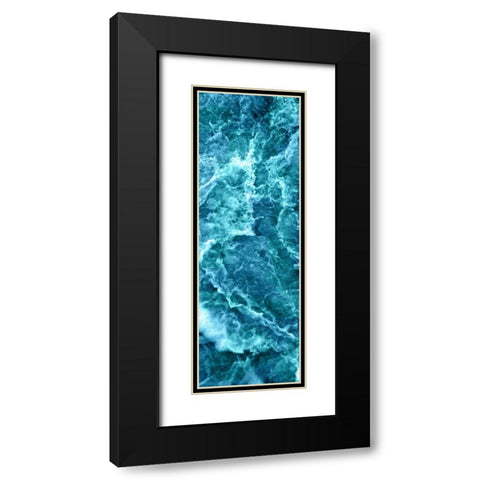 Sea Spray III Black Modern Wood Framed Art Print with Double Matting by Vision Studio