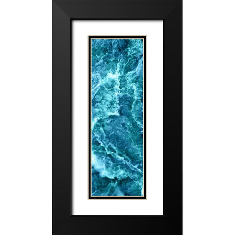 Sea Spray III Black Modern Wood Framed Art Print with Double Matting by Vision Studio