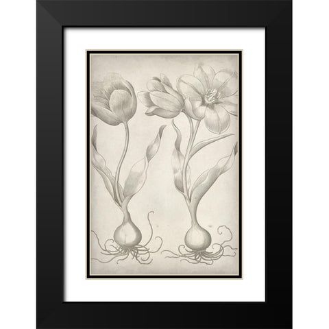 Classic Romance III Black Modern Wood Framed Art Print with Double Matting by Vision Studio