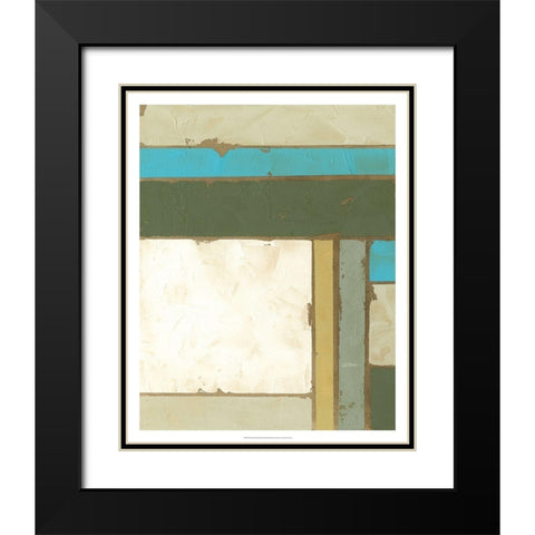 Weathered Paneling I Black Modern Wood Framed Art Print with Double Matting by Goldberger, Jennifer
