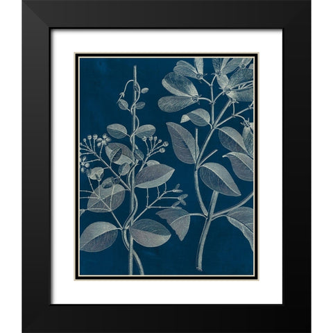 Modern Botany I Black Modern Wood Framed Art Print with Double Matting by Vision Studio