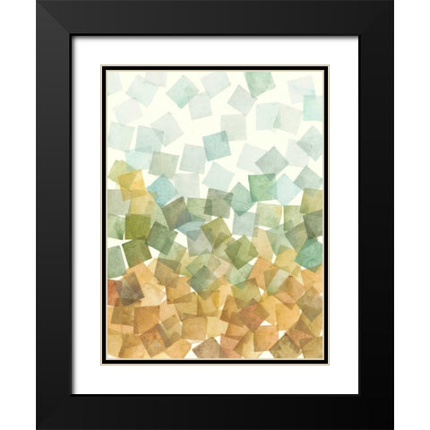 Deconstructed Fall I Black Modern Wood Framed Art Print with Double Matting by Meagher, Megan