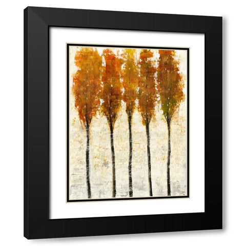Crystal Canopy II Black Modern Wood Framed Art Print with Double Matting by OToole, Tim