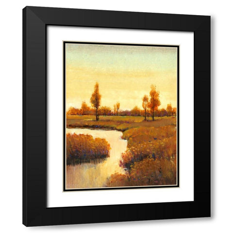 Spring Water II Black Modern Wood Framed Art Print with Double Matting by OToole, Tim
