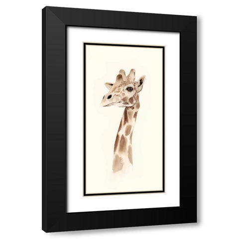 Safari Portrait III Black Modern Wood Framed Art Print with Double Matting by Popp, Grace