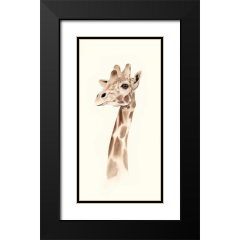 Safari Portrait III Black Modern Wood Framed Art Print with Double Matting by Popp, Grace