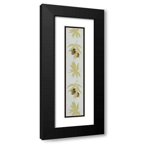 Mediterranean Olive Oil Collection D Black Modern Wood Framed Art Print with Double Matting by Popp, Grace
