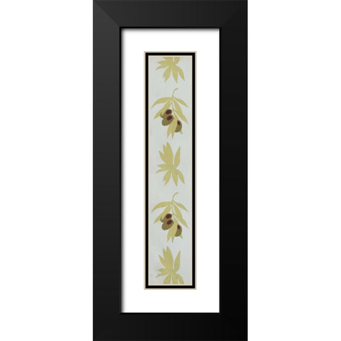 Mediterranean Olive Oil Collection D Black Modern Wood Framed Art Print with Double Matting by Popp, Grace