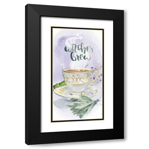 Green Witch Collection B Black Modern Wood Framed Art Print with Double Matting by Parker, Jennifer Paxton