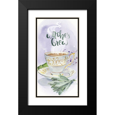 Green Witch Collection B Black Modern Wood Framed Art Print with Double Matting by Parker, Jennifer Paxton