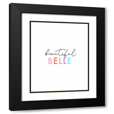 Beautiful Belle Black Modern Wood Framed Art Print with Double Matting by Tyndall, Elizabeth