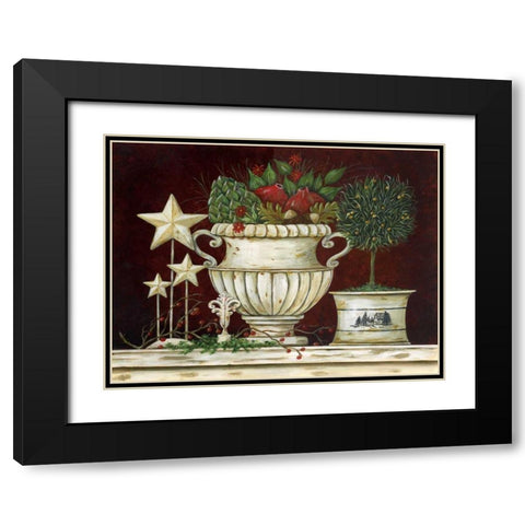 Bella Rustica Black Modern Wood Framed Art Print with Double Matting by Moulton, Jo