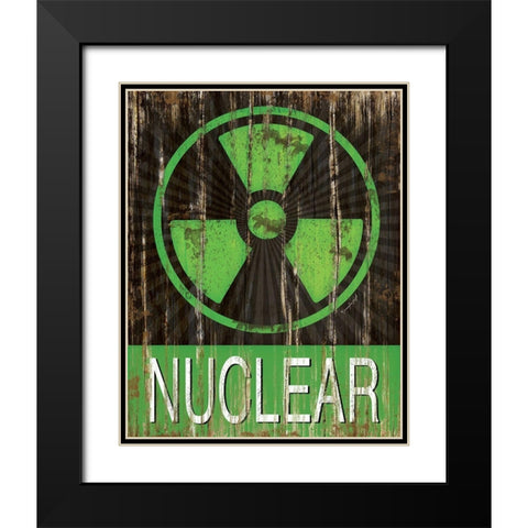 Nuclear Black Modern Wood Framed Art Print with Double Matting by Pugh, Jennifer