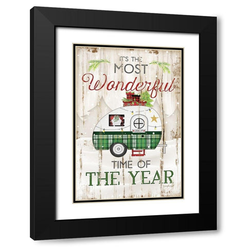 Most Wonderful Time Black Modern Wood Framed Art Print with Double Matting by Pugh, Jennifer