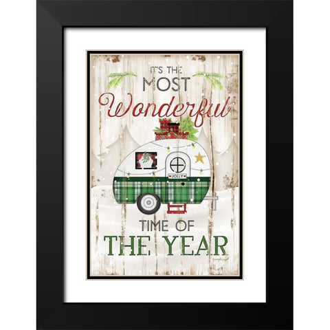 Most Wonderful Time Black Modern Wood Framed Art Print with Double Matting by Pugh, Jennifer