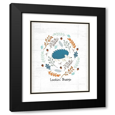Lookin Sharp Black Modern Wood Framed Art Print with Double Matting by Pugh, Jennifer