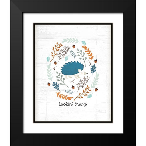 Lookin Sharp Black Modern Wood Framed Art Print with Double Matting by Pugh, Jennifer