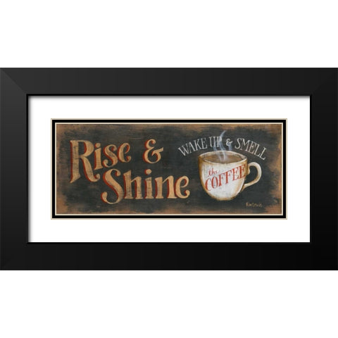 Rise and Shine Black Modern Wood Framed Art Print with Double Matting by Lewis, Kim