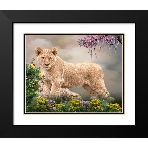 New World Black Modern Wood Framed Art Print with Double Matting by Parker, Kelley