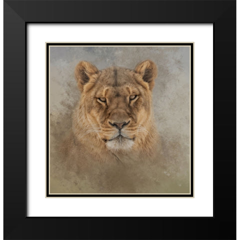 An Intense Star Black Modern Wood Framed Art Print with Double Matting by Parker, Kelley