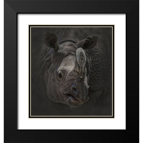 Man with an Attitude Black Modern Wood Framed Art Print with Double Matting by Parker, Kelley