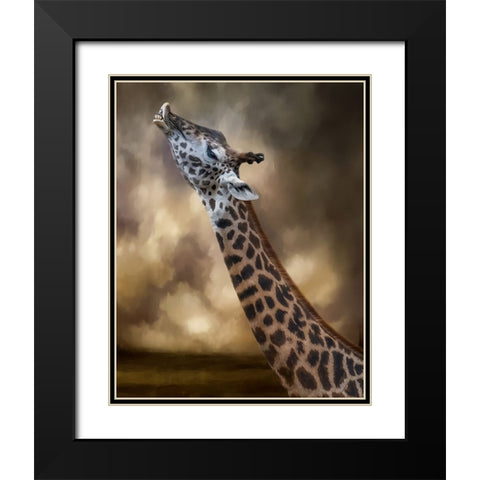 Stretch Black Modern Wood Framed Art Print with Double Matting by Parker, Kelley