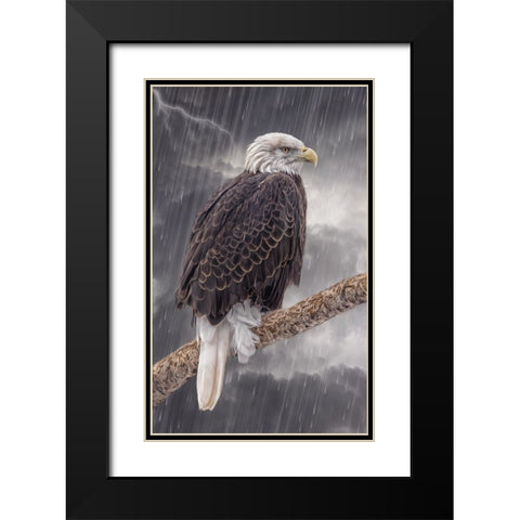 Defiance Black Modern Wood Framed Art Print with Double Matting by Parker, Kelley