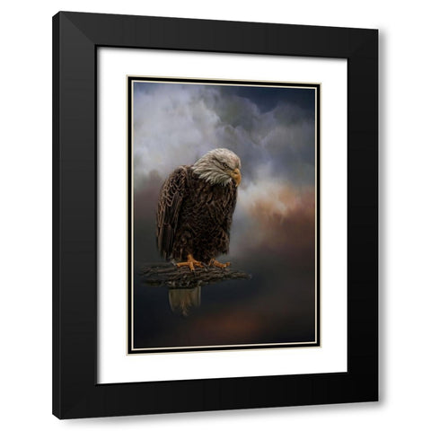Defying the Storm Black Modern Wood Framed Art Print with Double Matting by Parker, Kelley