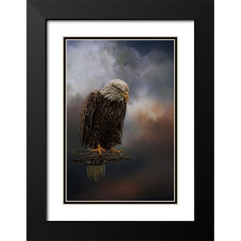 Defying the Storm Black Modern Wood Framed Art Print with Double Matting by Parker, Kelley